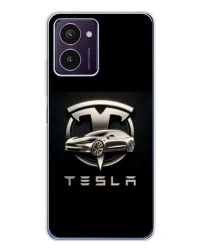 Чехол для HMD Pulse Pro с картинкой «Tesla — серебристое авто» Чехол для HMD Pulse Pro с картинкой «Tesla — серебристое авто»