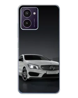 Чехол для HMD Pulse Pro с картинкой «Mercedes AMG GT Silver»