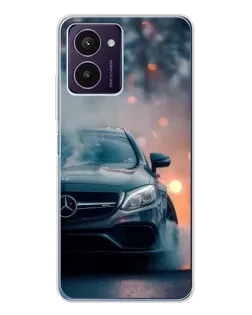 Чехол для HMD Pulse Pro с картинкой «Mercedes — ночной город»
