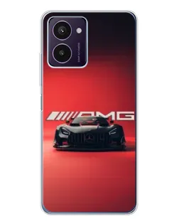 Чехол для HMD Pulse Pro с картинкой «Mercedes AMG — красная линия»