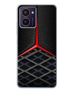 Чехол для HMD Pulse Pro с картинкой «Mercedes Carbon Grid»