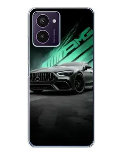 Чехол для HMD Pulse Pro с картинкой «Темный Mercedes AMG»