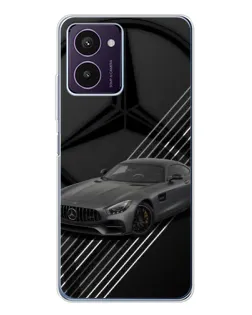Чехол для HMD Pulse Pro с картинкой «Mercedes AMG — графика»