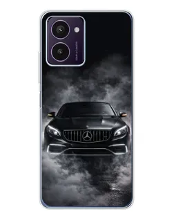 Чехол для HMD Pulse Pro с картинкой «Mercedes в дыму»