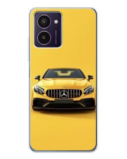 Чехол для HMD Pulse Pro с картинкой «Желтый Mercedes GT»