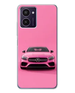 Чехол для HMD Pulse Pro с картинкой «Розовый Mercedes AMG»