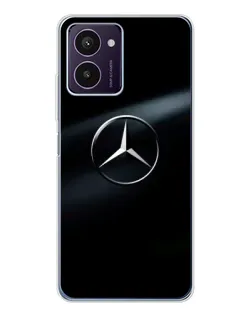 Чехол для HMD Pulse Pro с картинкой «Mercedes на металле»