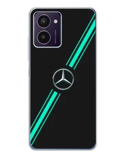 Чехол для HMD Pulse Pro с картинкой «Спортивные линии Mercedes»