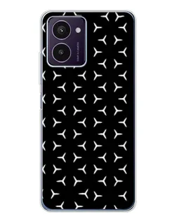 Чехол для HMD Pulse Pro с картинкой «Mercedes паттерн звезд»