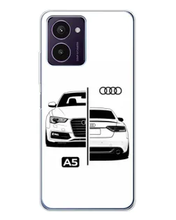 Чехол для HMD Pulse Pro с картинкой «Audi — контрастный дизайн»
