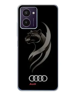 Чехол для HMD Pulse Pro с картинкой «Графика — пантера и Audi»