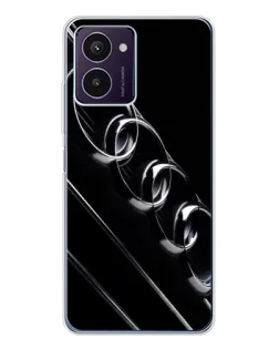 Чехол для HMD Pulse Pro с картинкой «Audi — абстрактные кольца»