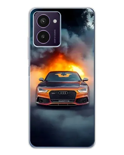 Чехол для HMD Pulse Pro с картинкой «Audi в огненном дыму» Чехол для HMD Pulse Pro с картинкой «Audi в огненном дыму»