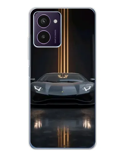 Чехол для HMD Pulse Pro с картинкой «Lamborghini золотые линии» Чехол для HMD Pulse Pro с картинкой «Lamborghini золотые линии»