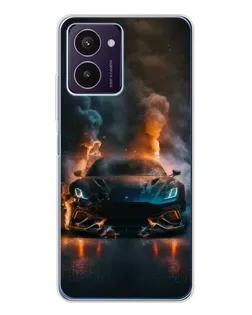 Чехол для HMD Pulse Pro с картинкой «Lamborghini дымная эстетика»