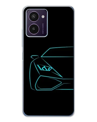 Чехол для HMD Pulse Pro с картинкой «Голубой силуэт Lamborghini» Чехол для HMD Pulse Pro с картинкой «Голубой силуэт Lamborghini»