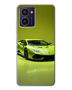 Чехол для HMD Pulse Pro с картинкой «Салатовый Lamborghini Huracan»