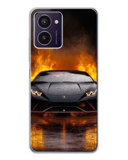Чехол для HMD Pulse Pro с картинкой «Lamborghini в огне»