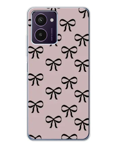 Чехол для HMD Pulse Pro с картинкой «Черные бантики»