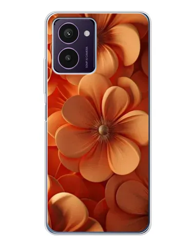Чехол для HMD Pulse Pro с картинкой «Оранжевый макро цветок»