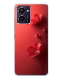 Чехол для HMD Pulse Pro с картинкой «Маковые соцветия»