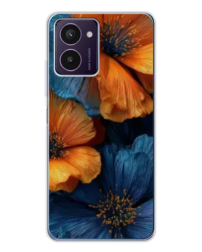 Чехол для HMD Pulse Pro с картинкой «Яркая сине-оранжевая флора» Чехол для HMD Pulse Pro с картинкой «Яркая сине-оранжевая флора»