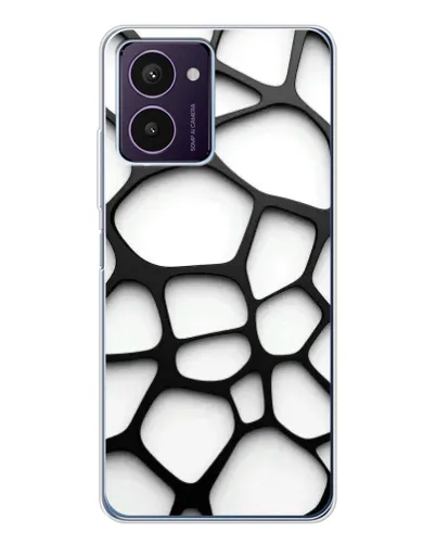 Чехол для HMD Pulse Pro с картинкой «Белая объемная сетка»