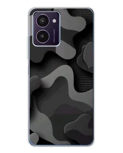 Чехол для HMD Pulse Pro с картинкой «Темный абстрактный камуфляж»