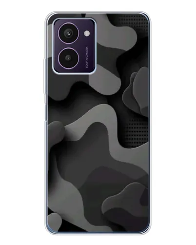 Чехол для HMD Pulse Pro с картинкой «Темный абстрактный камуфляж»