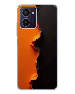 Чехол для HMD Pulse Pro с картинкой «Оранжевый разлом»