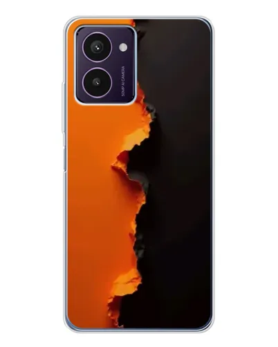 Чехол для HMD Pulse Pro с картинкой «Оранжевый разлом»