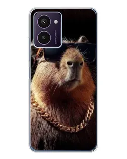 Чохол для HMD Pulse Pro з картинкою «Капібара золотий ланцюг»