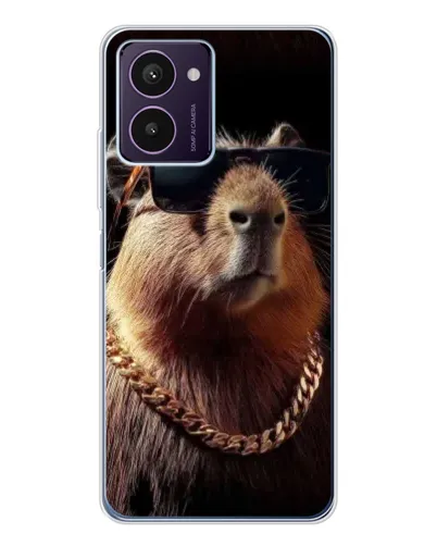 Чохол для HMD Pulse Pro з картинкою «Капібара золотий ланцюг»