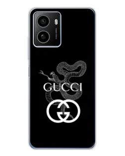 Чохол для HMD Pulse з картинкою «Gucci — срібна змія»