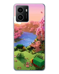 Чохол для HMD Pulse з картинкою «Рожеве дерево Minecraft»