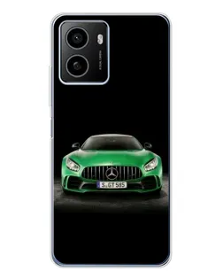 Чехол для HMD Pulse с картинкой «Mercedes — неоновый лого»