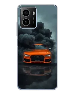 Чохол для HMD Pulse з картинкою «Audi у хмарах диму»