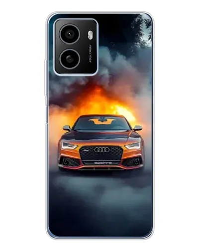 Чохол для HMD Pulse з картинкою «Audi у вогняному диму» Чохол для HMD Pulse з картинкою «Audi у вогняному диму»