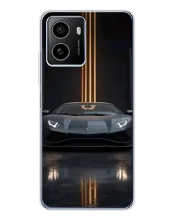 Чехол для HMD Pulse с картинкой «Lamborghini золотые линии»