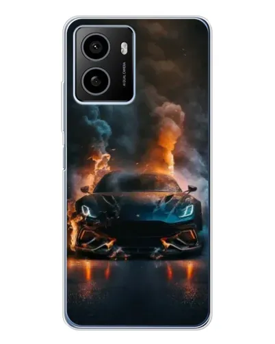 Чехол для HMD Pulse с картинкой «Lamborghini дымная эстетика»