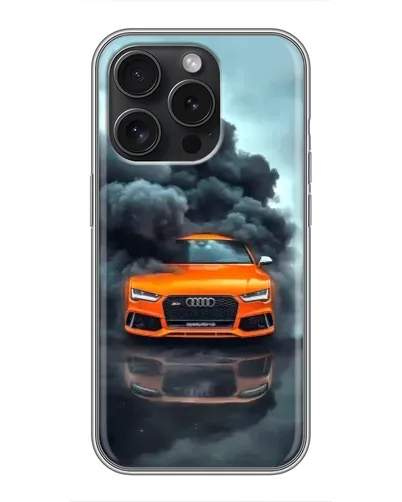 Чохол для HMD Vibe 2 Pro з картинкою «Audi у хмарах диму»