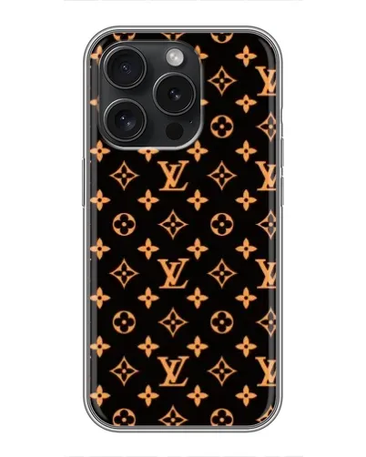 Чехол для HMD Vibe с картинкой «Золотая монограмма LV»
