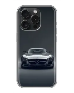 Чехол для HMD Vibe с картинкой «Mercedes на черном»