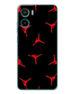 Чехол для HMD Vibe2 с картинкой «Jordan Red Pattern»
