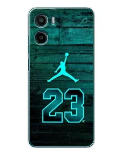 Чехол для HMD Vibe2 с картинкой «Jordan Cyan 23»