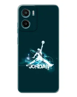 Чехол для HMD Vibe2 с картинкой «Jordan Blue Fire»