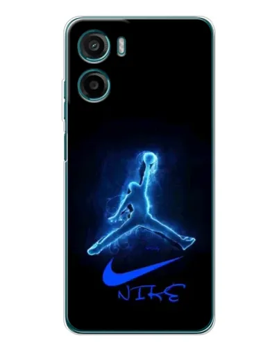 Чехол для HMD Vibe2 с картинкой «Jordan Neon Blue»