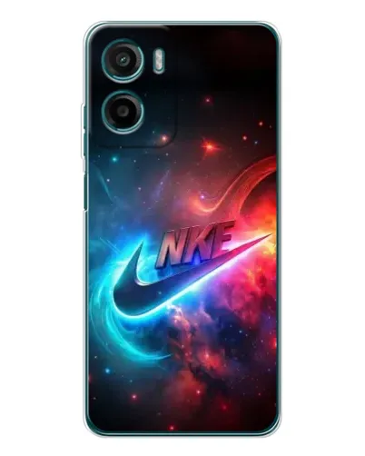 Чехол для HMD Vibe2 с картинкой «Огненный логотип Nike»