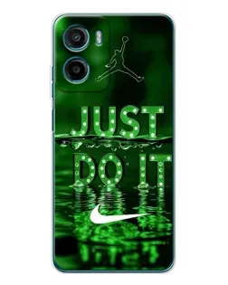 Чехол для HMD Vibe2 с картинкой «Зеленый неоновый Nike»