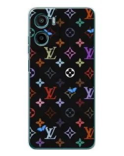 Чехол для HMD Vibe2 с картинкой «Цветная монограмма LV»